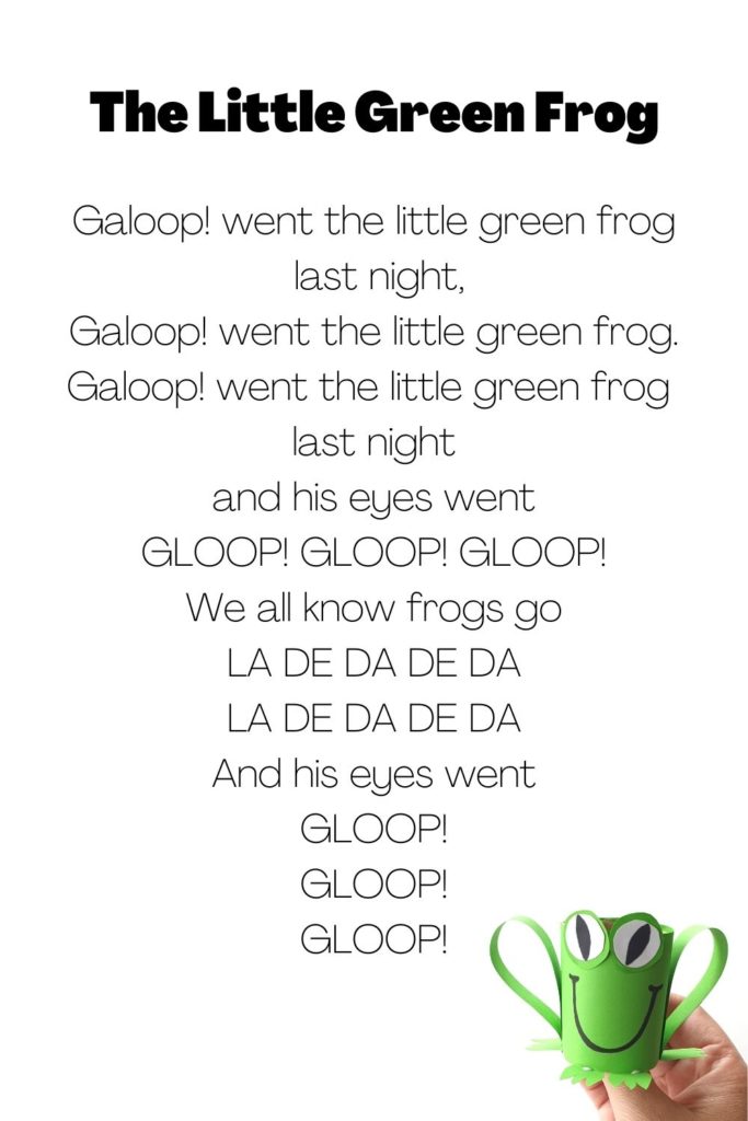 The little green frog song