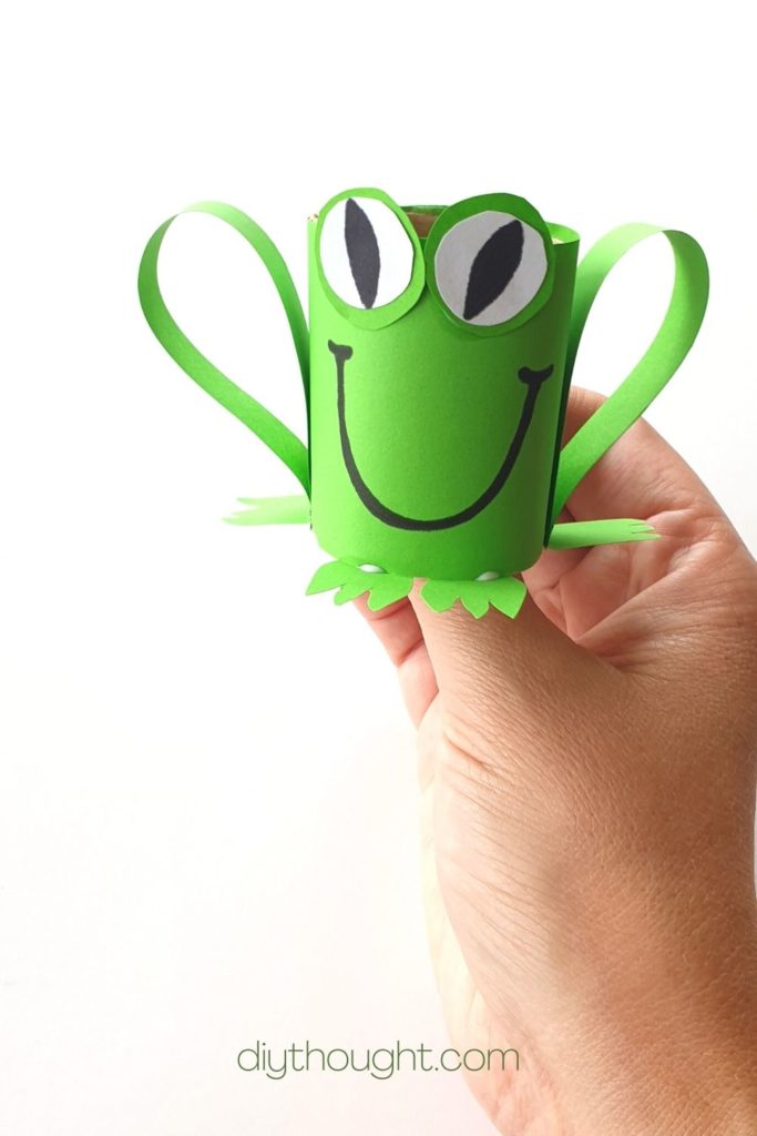 Toilet Paper Roll Frog