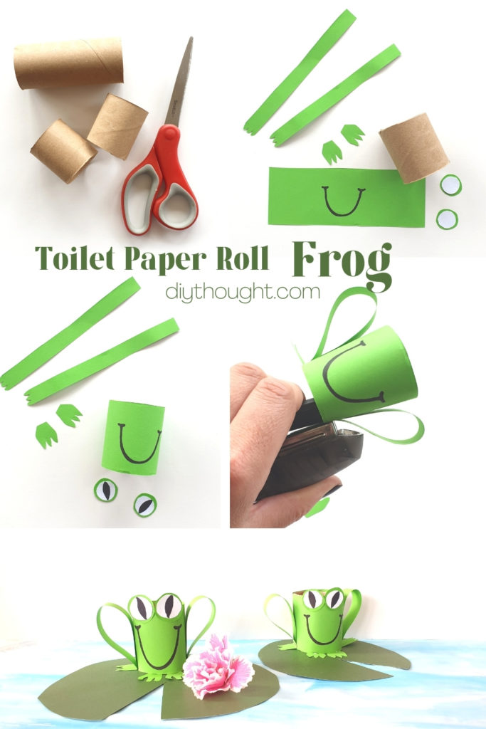Toilet Paper Roll Frog