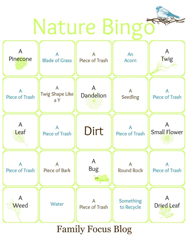 nature bingo