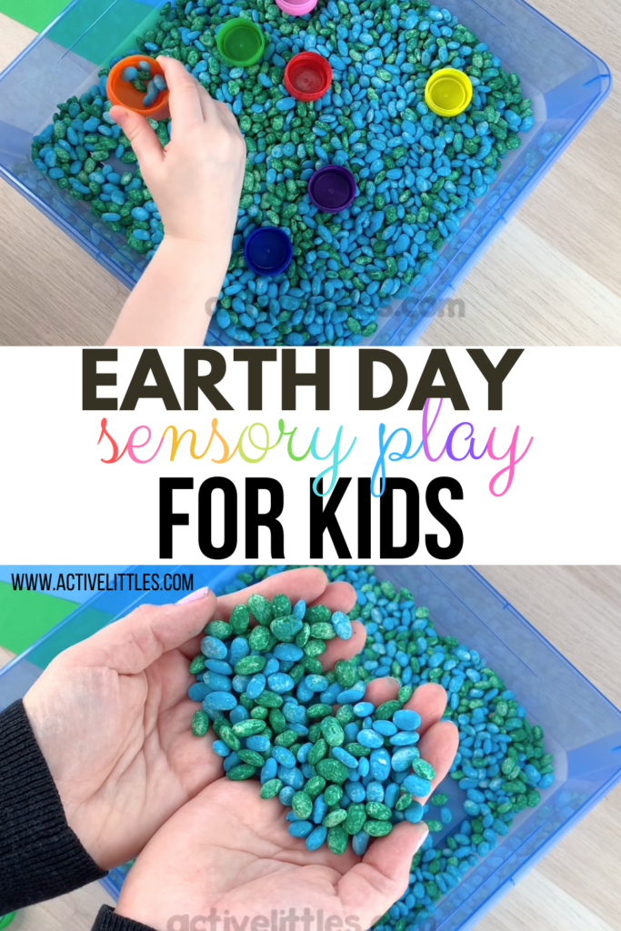 15 Fun Earth Day Crafts & Activities- sensory tray
