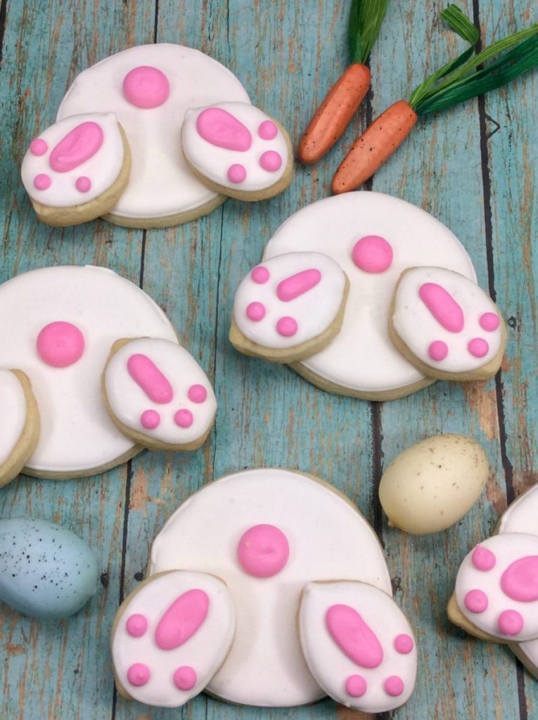 Bunny butt cookies