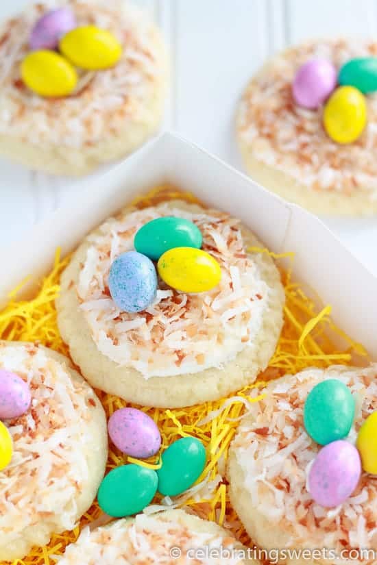 sugar cookie nests