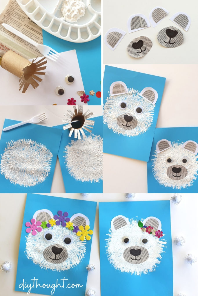 Painted Polar Bear Craft