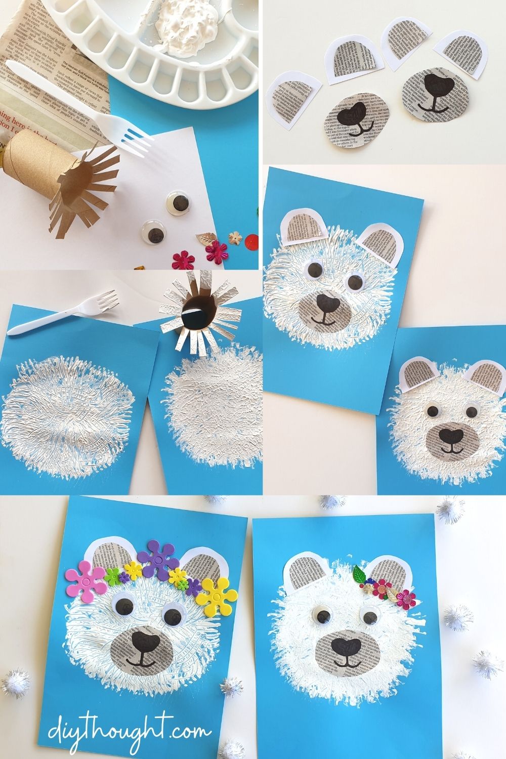 Painted Polar Bear Craft