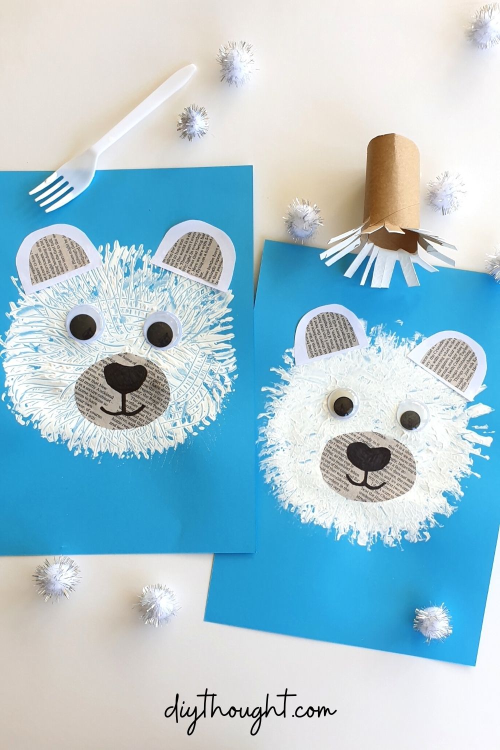 Painted Polar Bear Craft