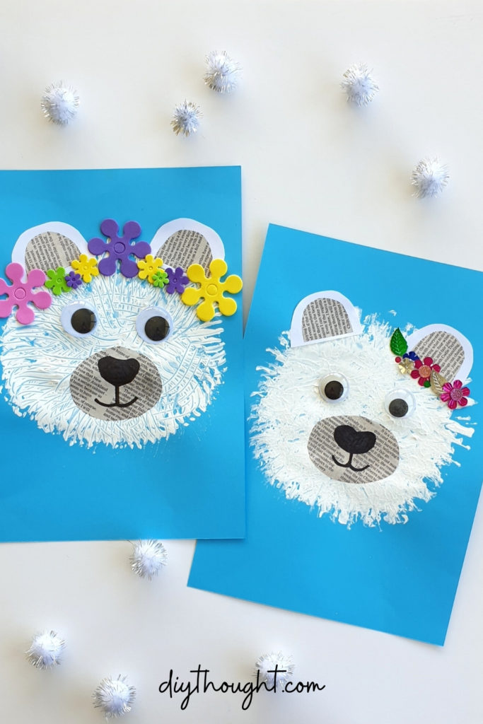 Painted Polar Bear Craft