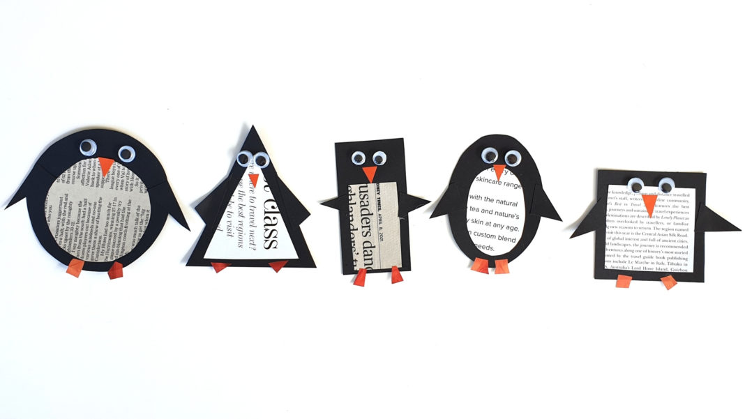 shape penguin craft