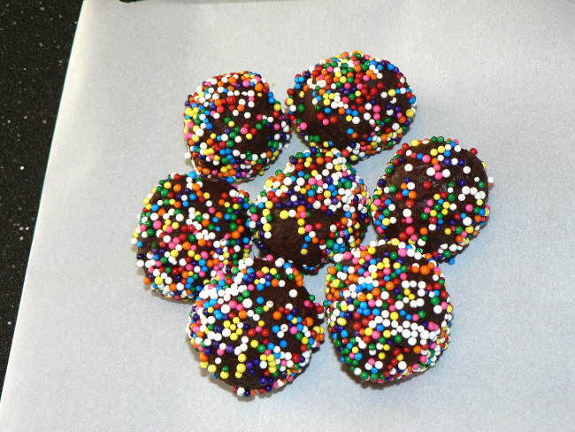 chocolate truffles