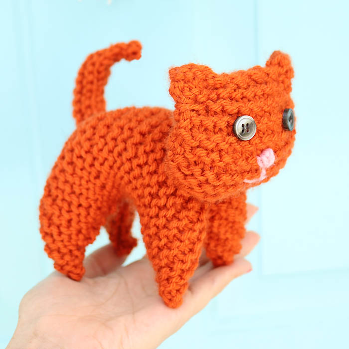 knitted cat