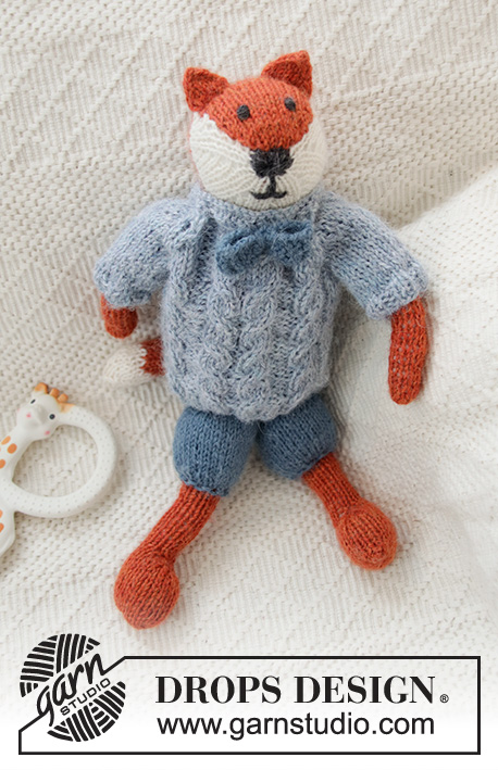 7 Adorable Free Toy Knitting Patterns- fox