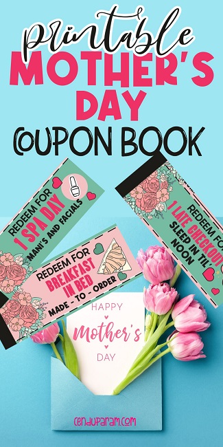 DIY Gifts For Mother's Day- coupon book