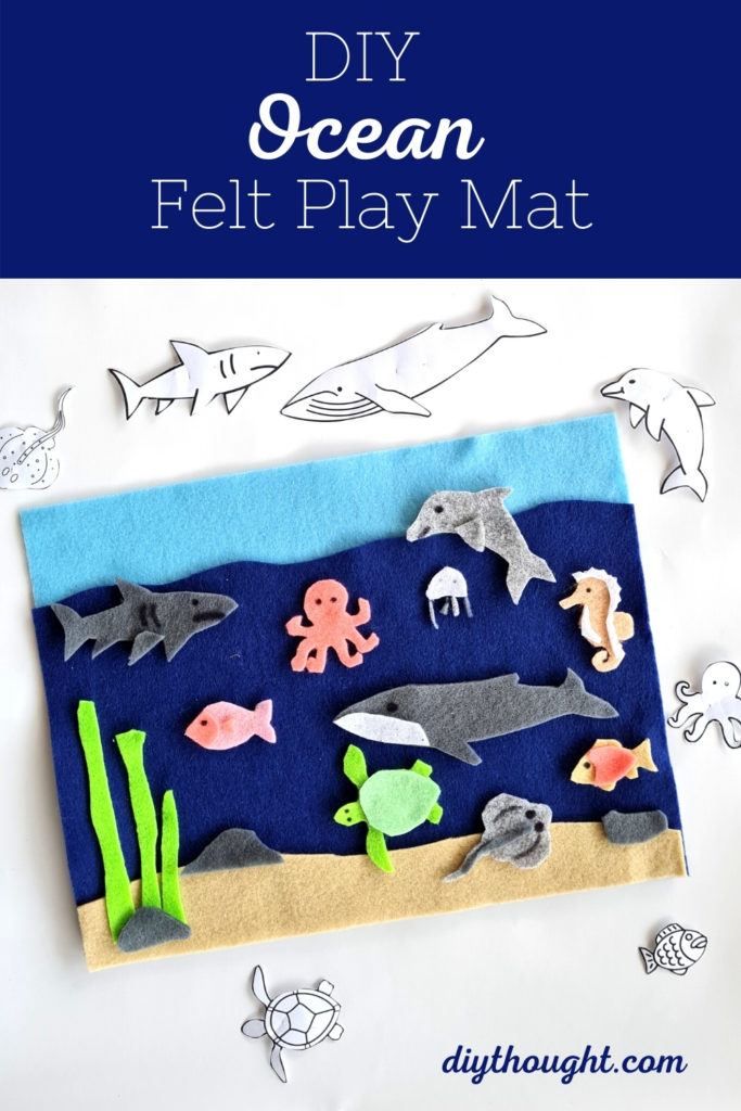 DIY Ocean Felt Play Mat