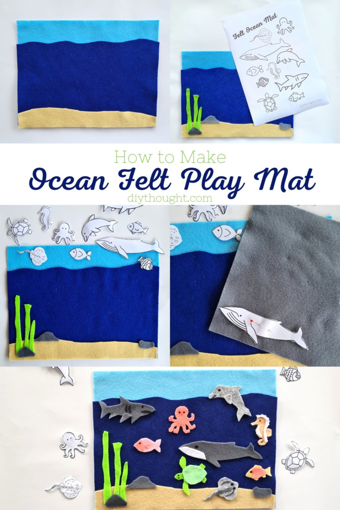 How to make- DIY Ocean Felt Play Mat