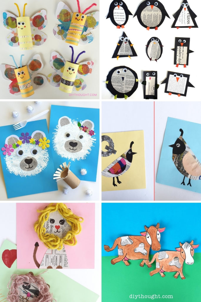 newspaper kids crafts