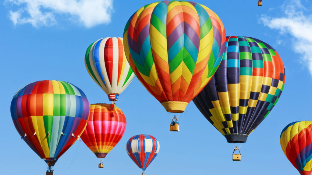 crafty days in june- hot air balloon