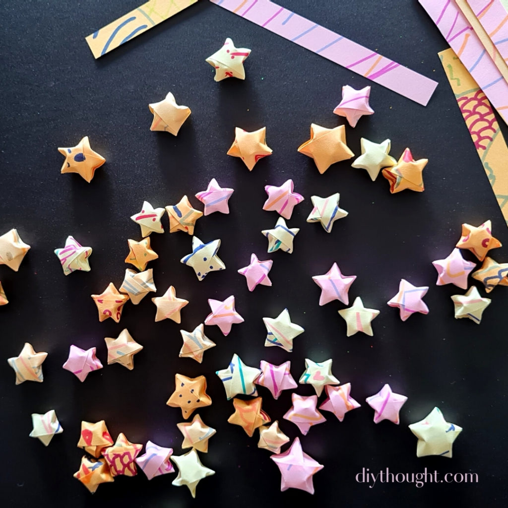 paper strip lucky stars