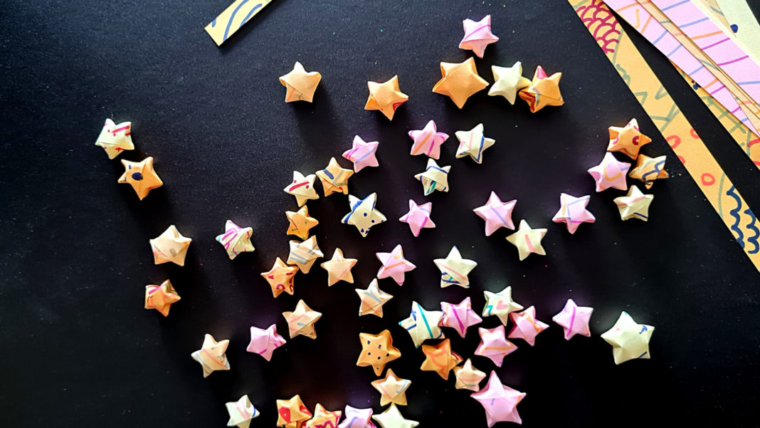 paper strip lucky stars
