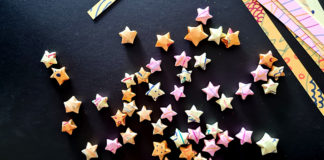 paper strip lucky stars