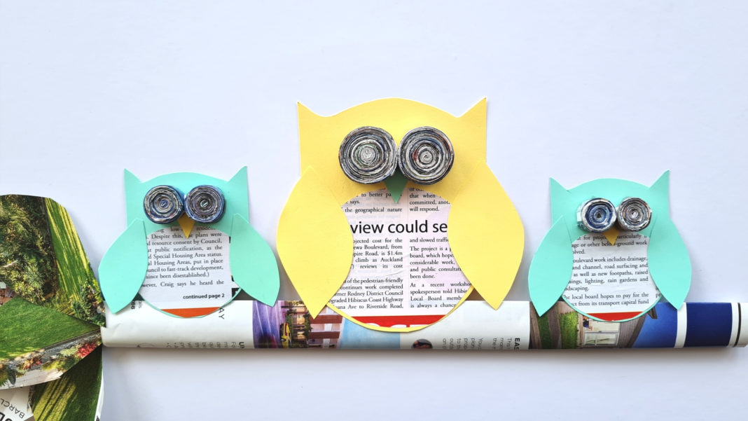 Newspaper Owls