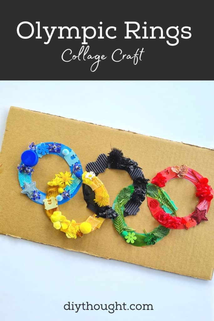 Olympic Rings Collage Craft