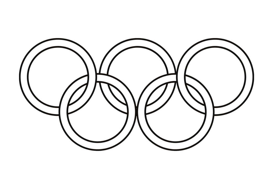 Olympic Rings Coloring page