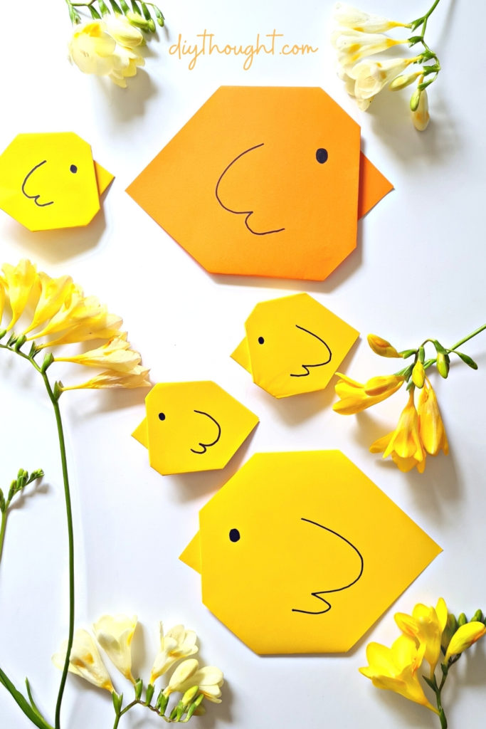Easy Origami Chick