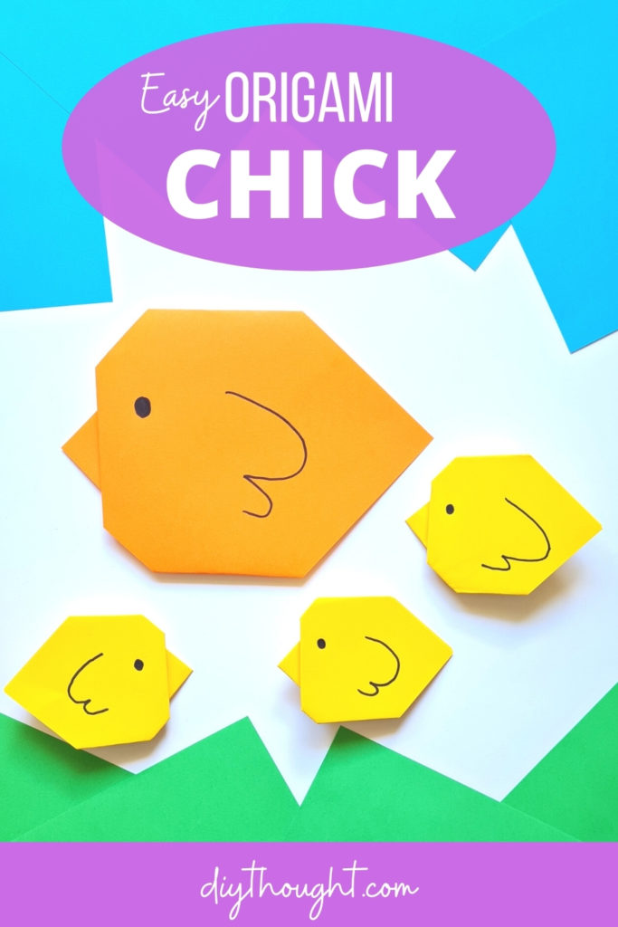Easy Origami Chick