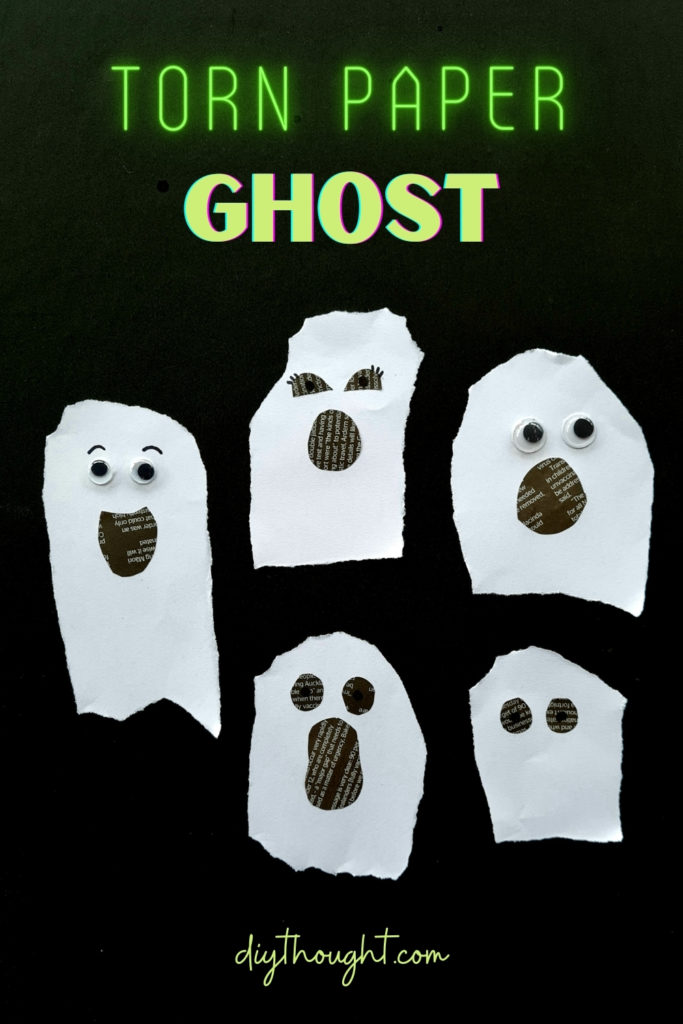 Torn Paper Ghost Craft