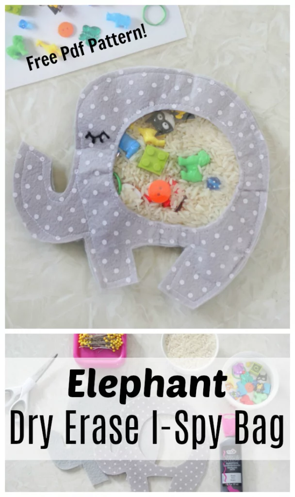 Elephant i spy bag