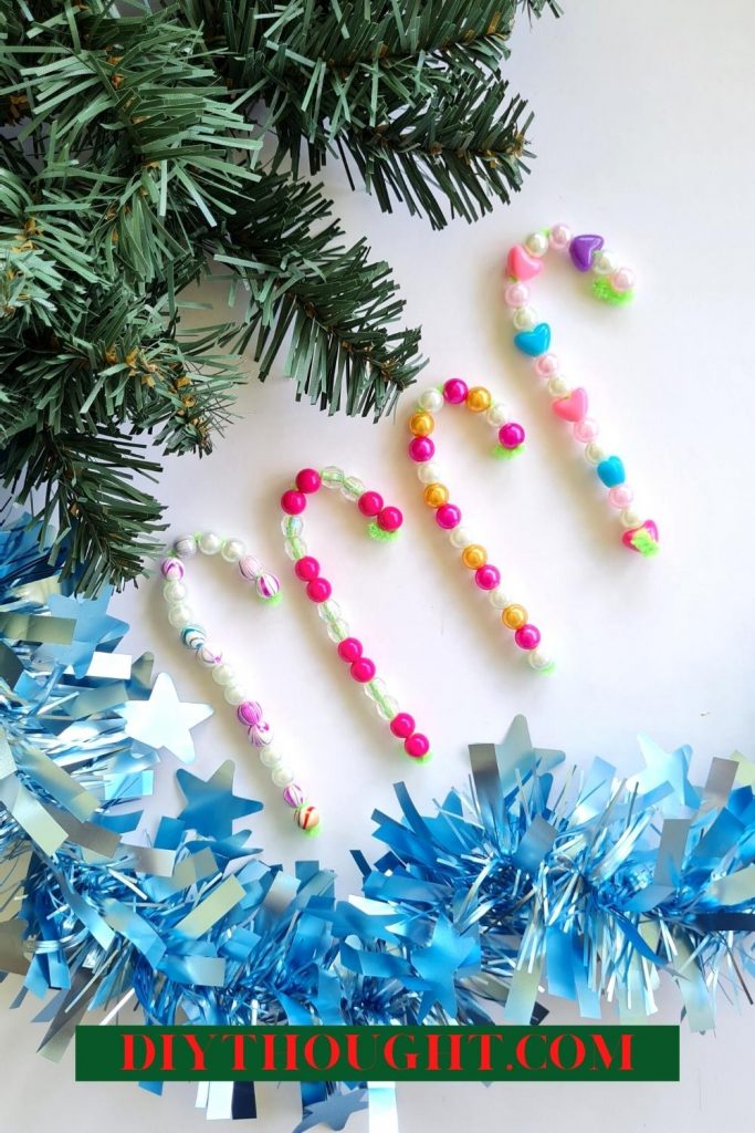Beaded Candy Canes