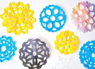 paper snowflake craft