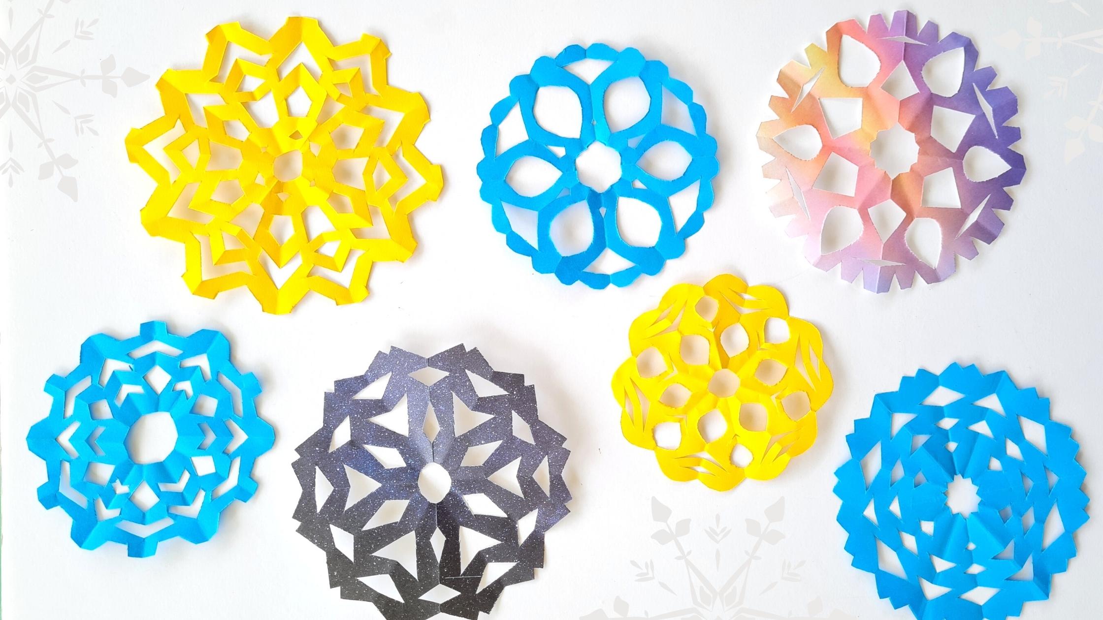 paper snowflake craft