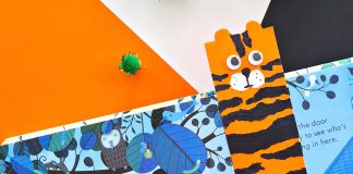 tiger bookmark craft