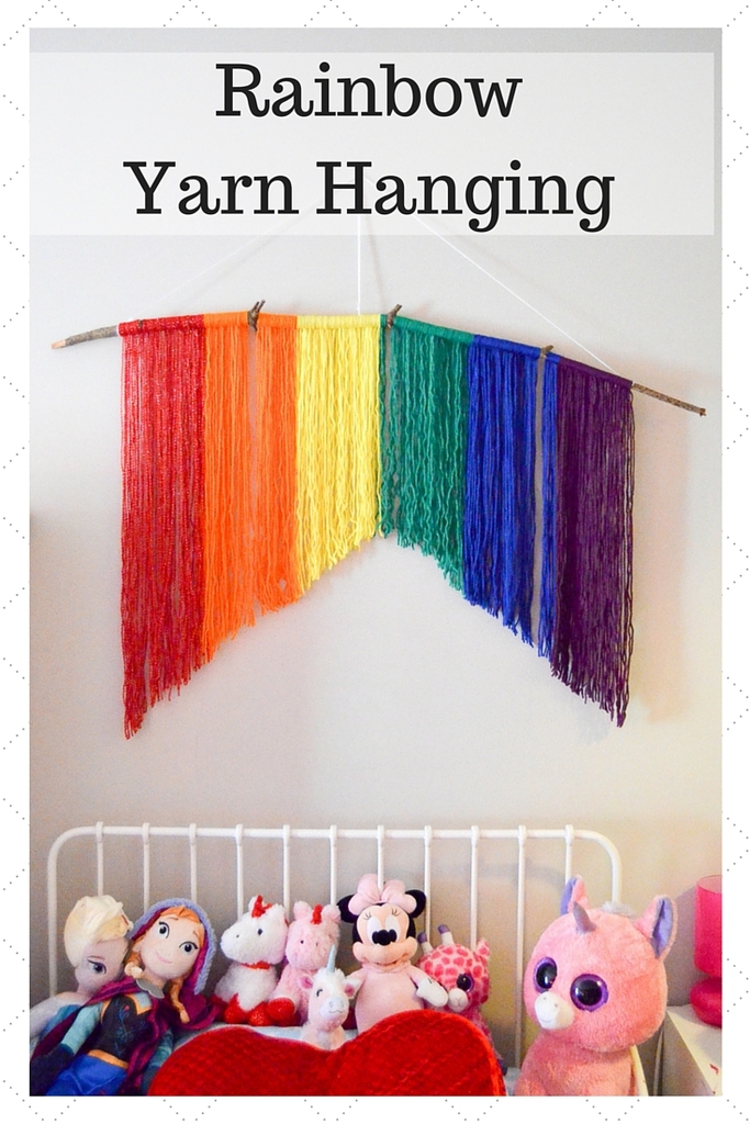 Rainbow Yarn Hanging