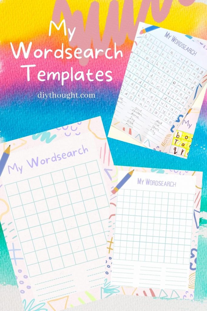 My Wordsearch Templates