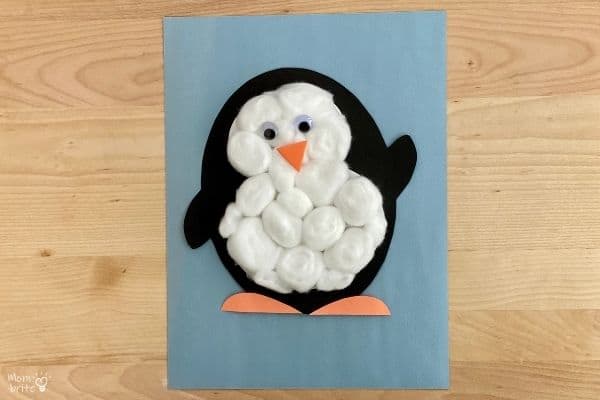 cotton wool penguin