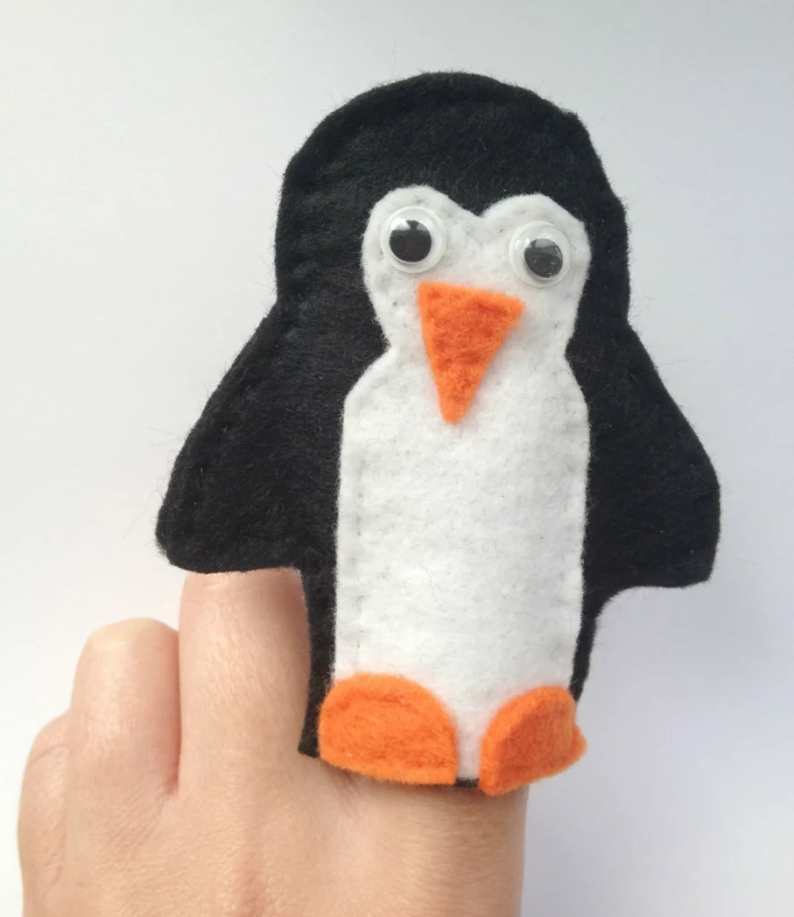finger puppet penguin