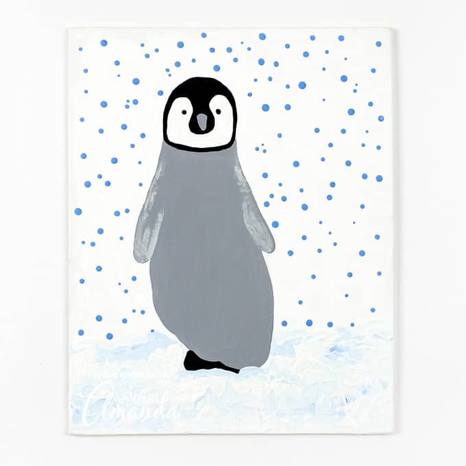 footprint penguin