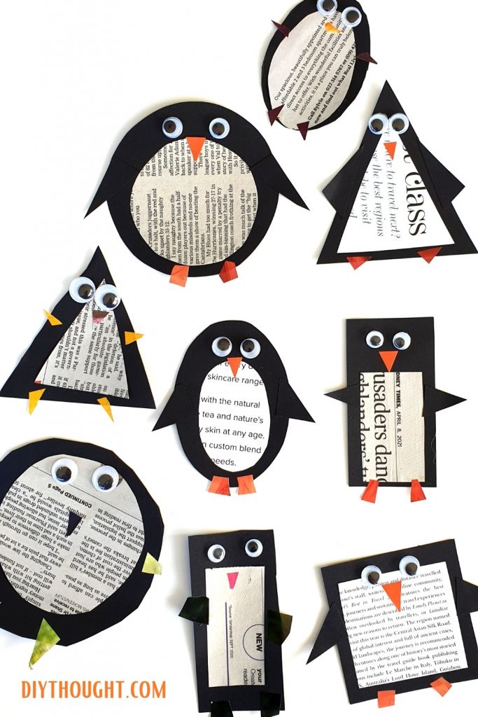 shape penguin craft