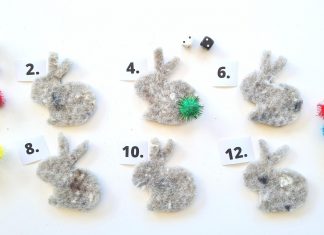 Bunny tail DIY math game