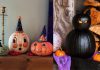 painted halloween pumpkins