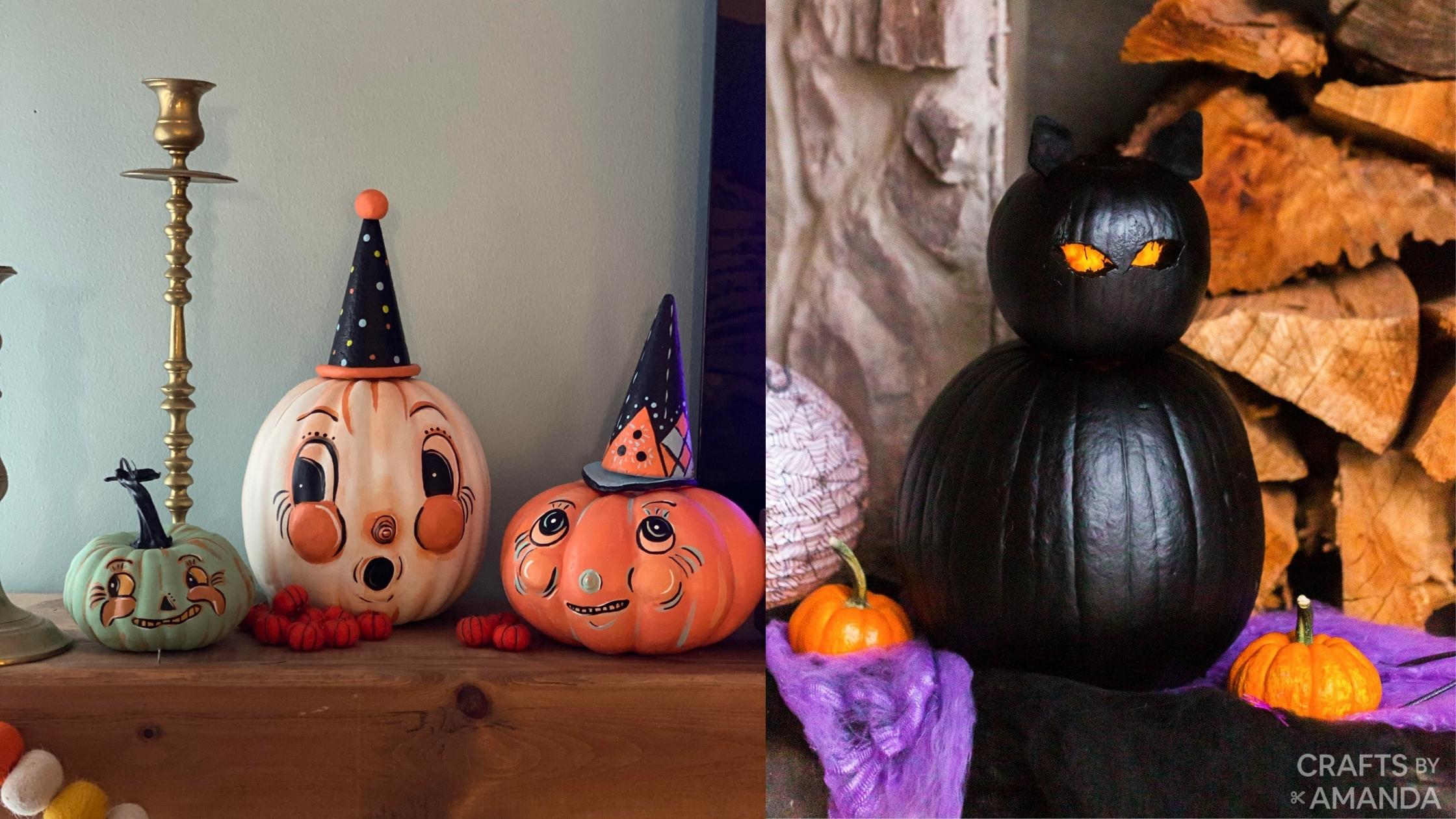 12 Inspiring Painted Halloween Pumpkins Diy Thought