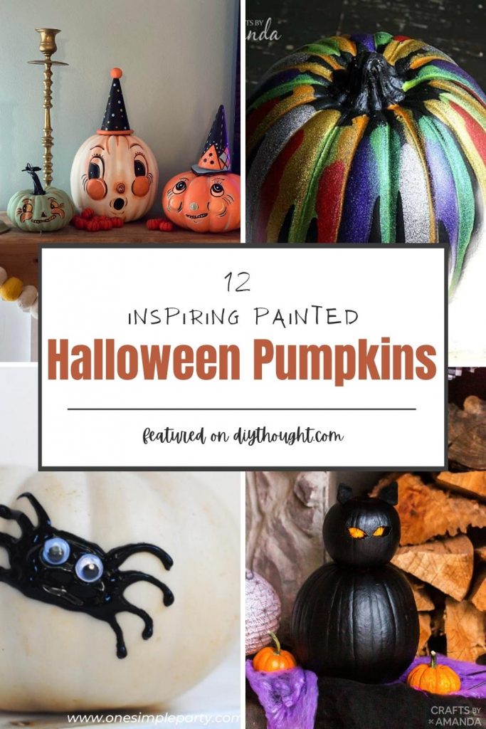12 Inspiring Painted Halloween Pumpkins