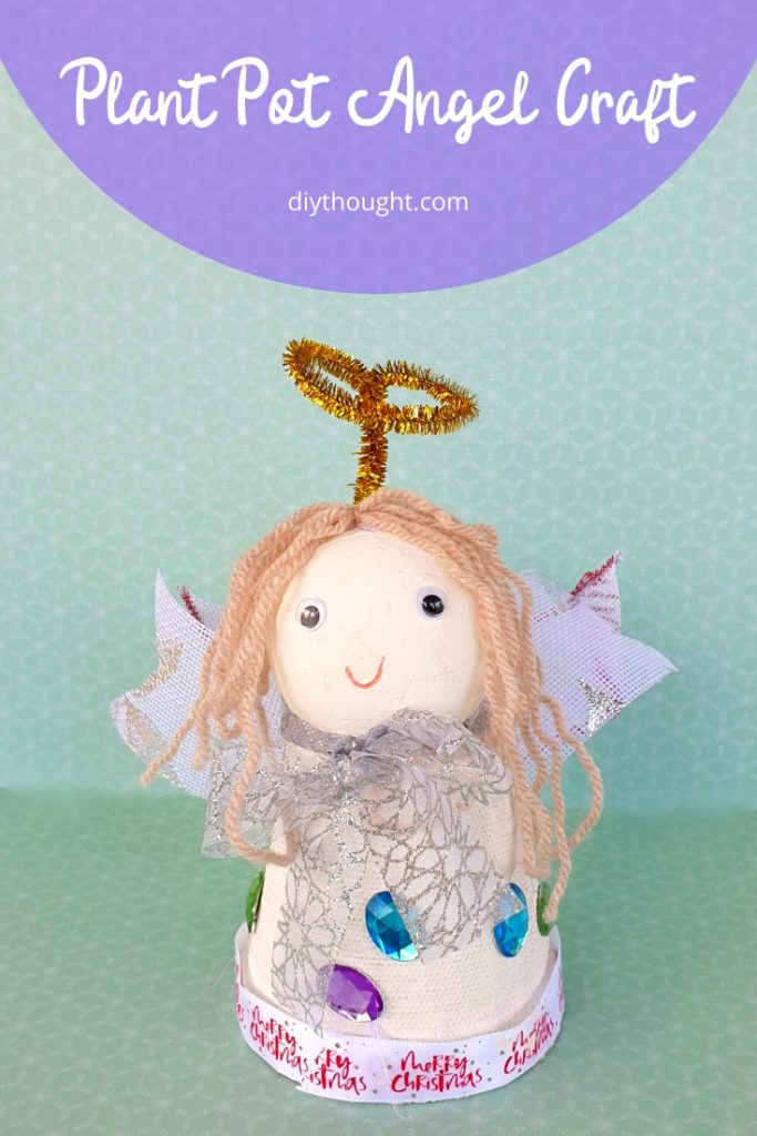 plant pot angel craft for kids