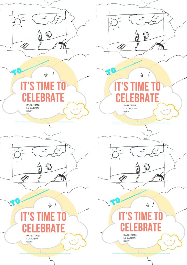 Picnic birthday invite printable