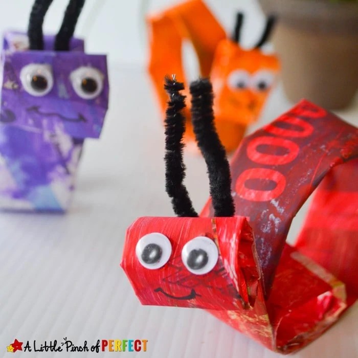 Spiral Snail Newspaper Kids Craft